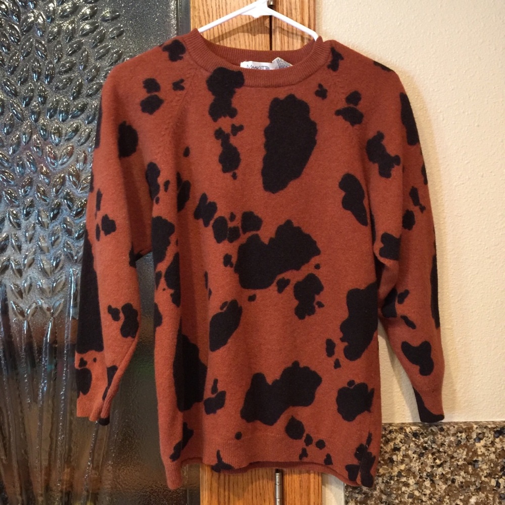 Cow Pattern Sweater